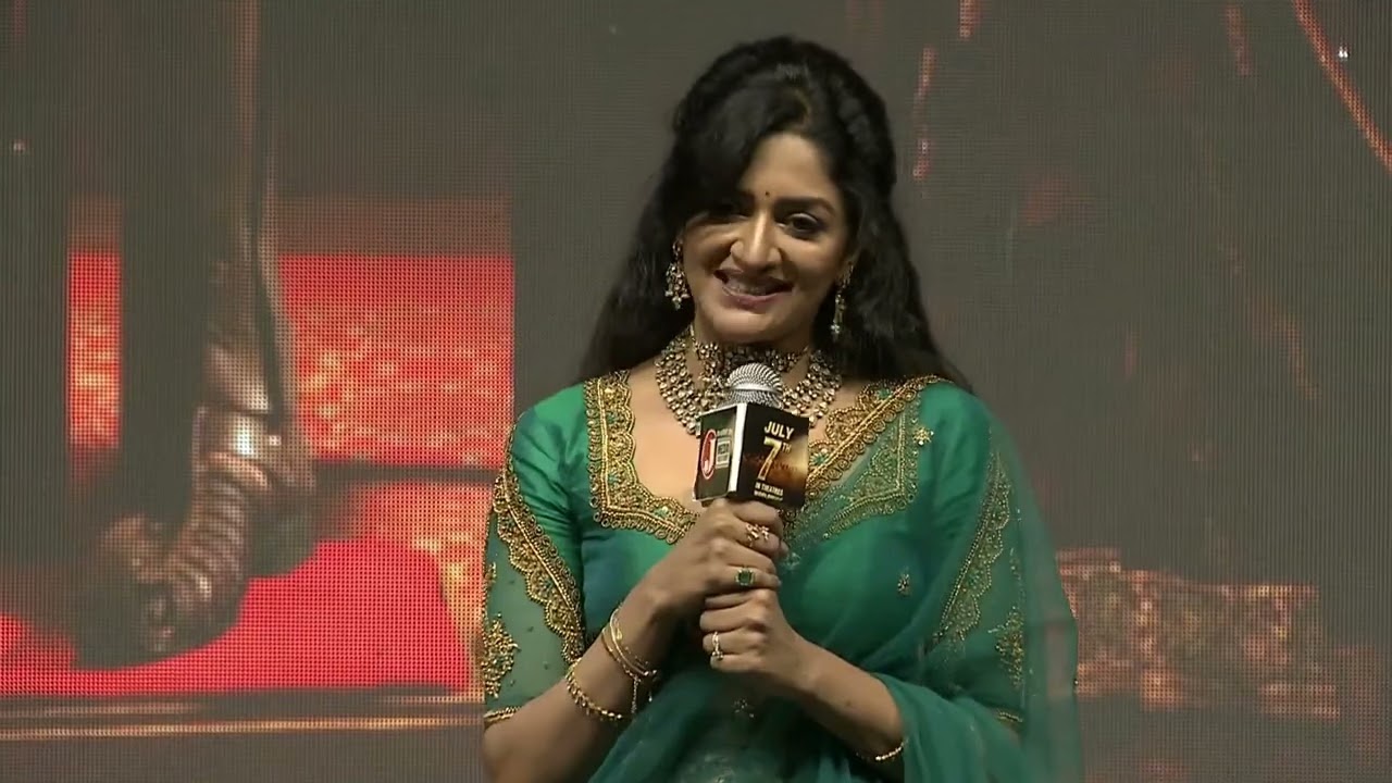 Vimala Raman Speech @ Rudrangi Pre Release Event | Jagapathi Babu, Balakrishna, Vimala Raman
