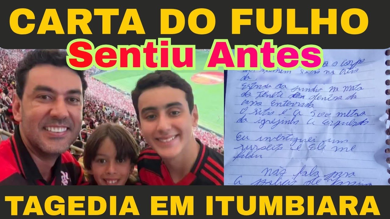 😭 TRAGEDIA DE ITUMBIARA CARTA DOS FILHOS CHOCOU TODOS 