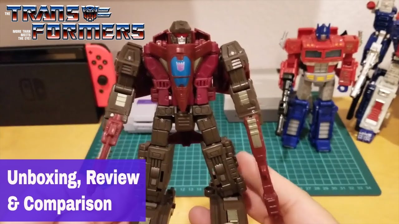 Transformers Siege: Skytread WFC Toy Unboxing, Review, & Comparison