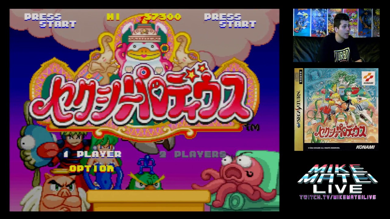 Sexy Parodius (Sega Saturn) Mike Matei Live