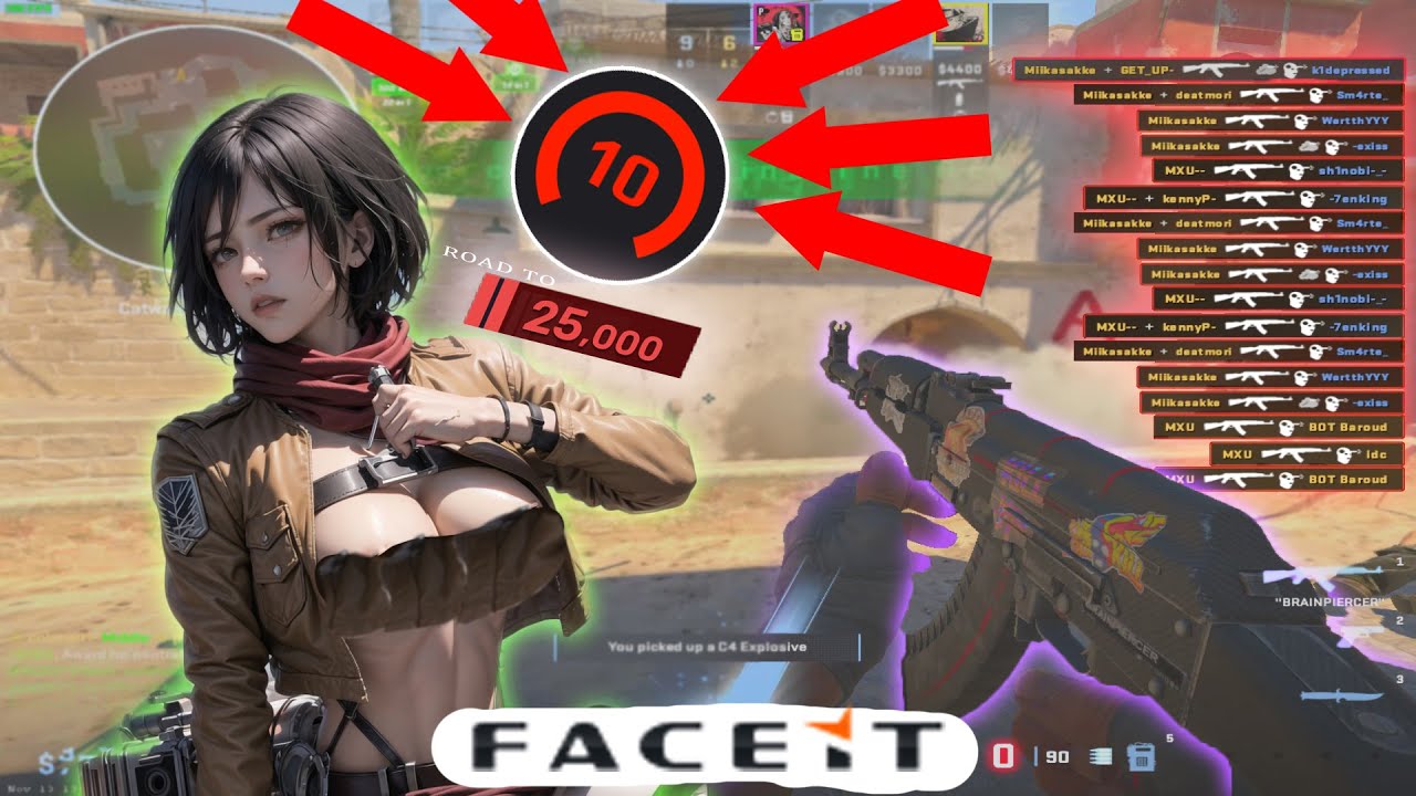 CS2 HEADSHOT MACHINE HIGHLIGHTS (Premier 20,000 - Faceit lvl 10 highlights)