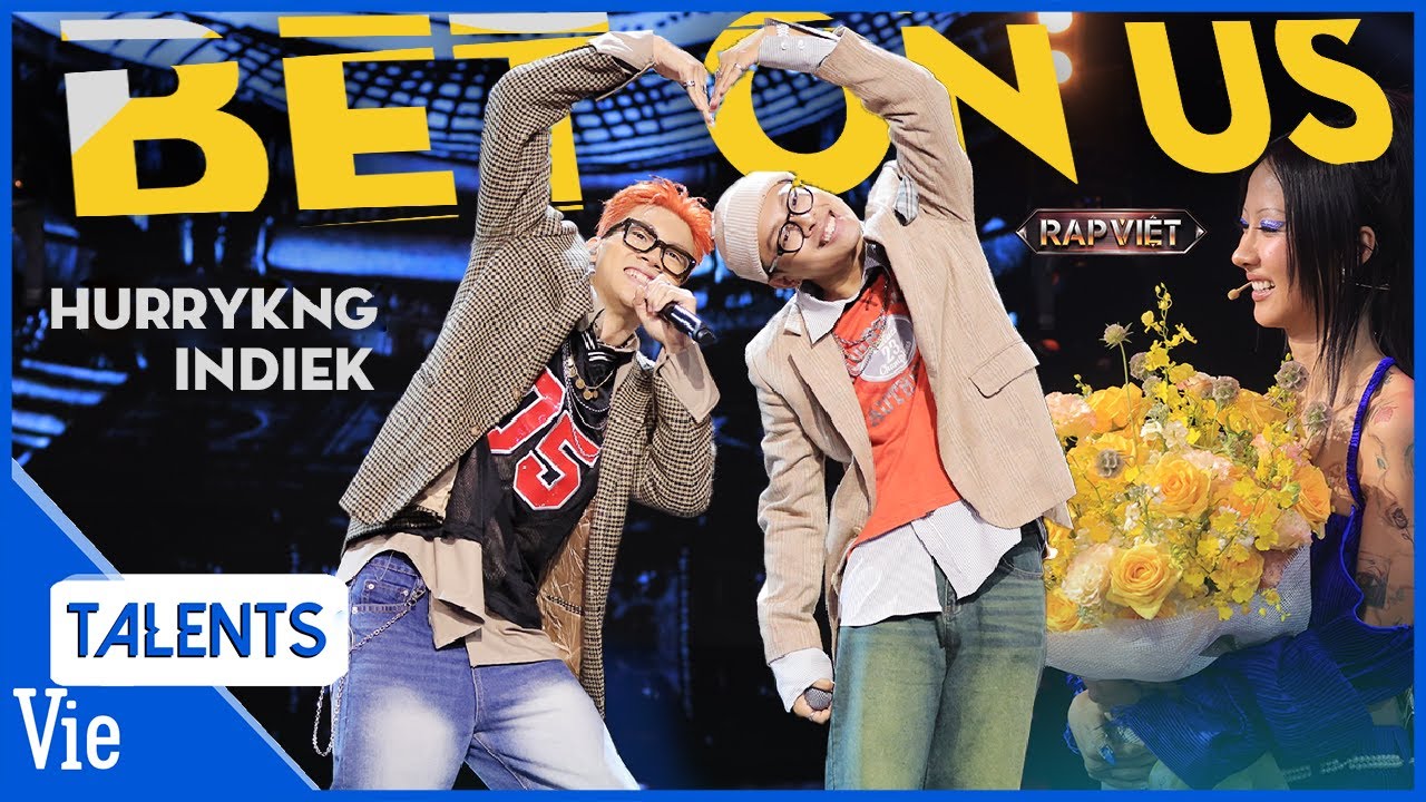 HURRYKNG và IndieK vào vai boy si tình thả thính nữ chính Suboi cùng Bet On Us | Rap Việt Live Stage