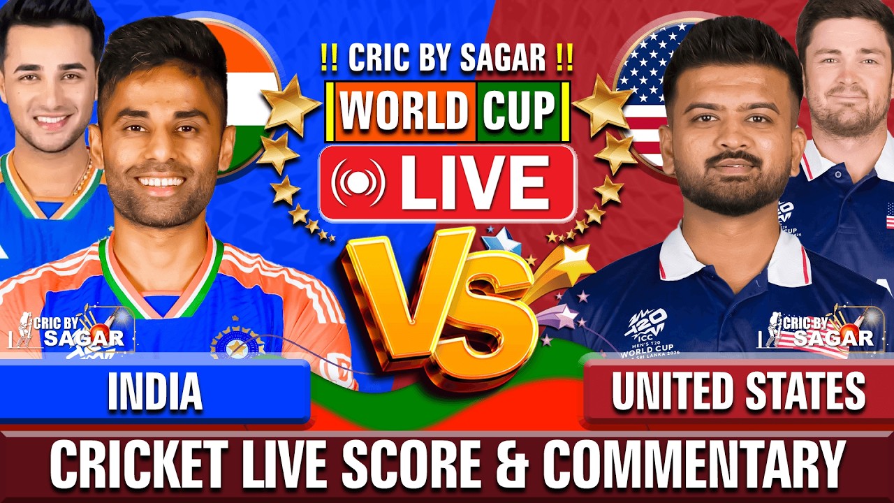 India vs United States of America | IND vs USA | Cricket Live Score & Commentary
