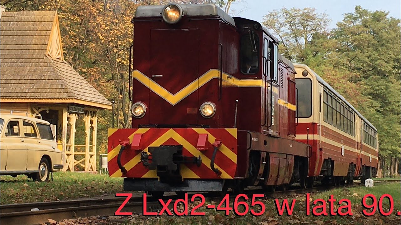 Z Lxd2-465 w lata 90. Piaseczyńsko-Grójecka Kolej Wąskotorowa