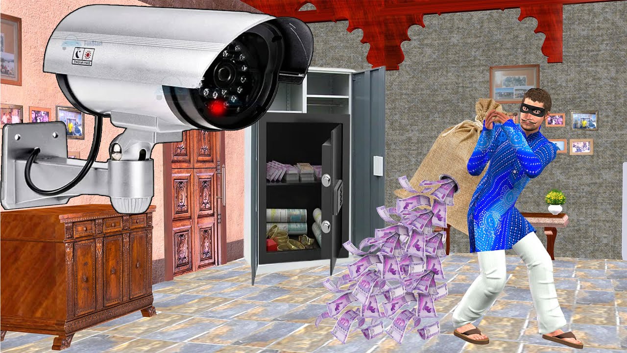 CCtv Camera Money Thief Hindi Kahani Hindi Moral Stories Camera Money Thief New Funny Comedy Video