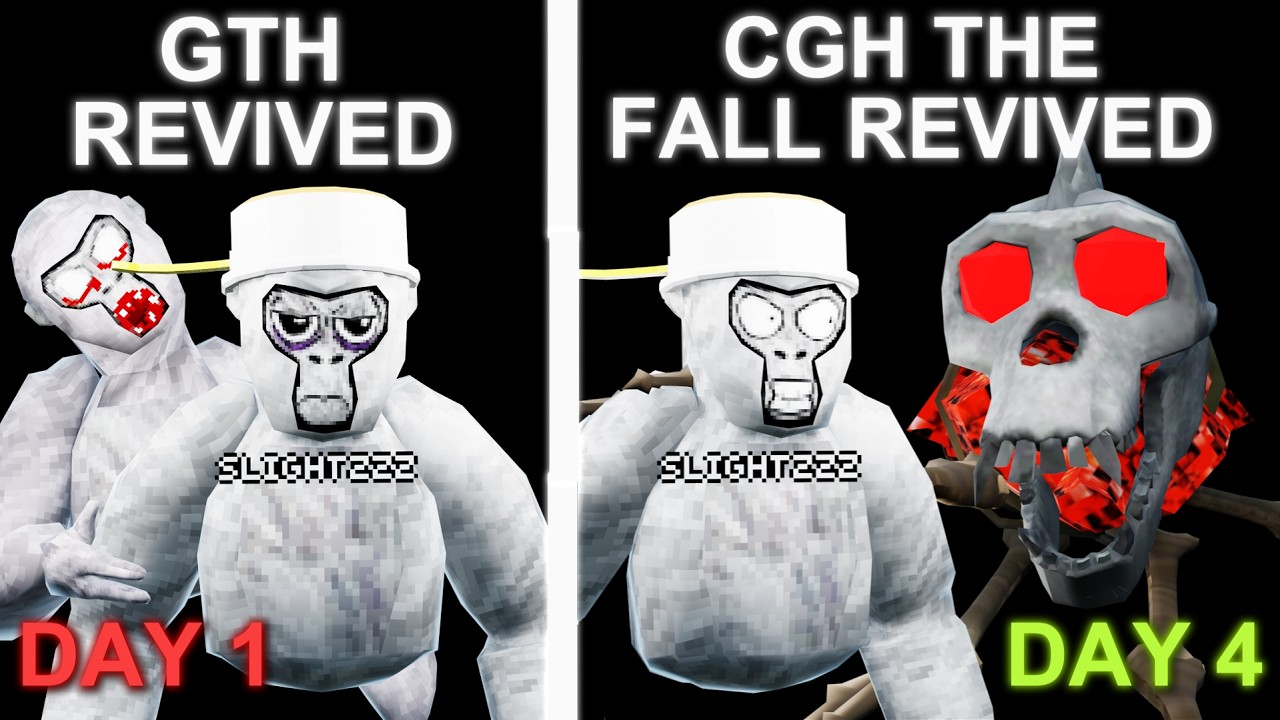 I Played Every Gorilla Tag Horror Fangame Revival!
