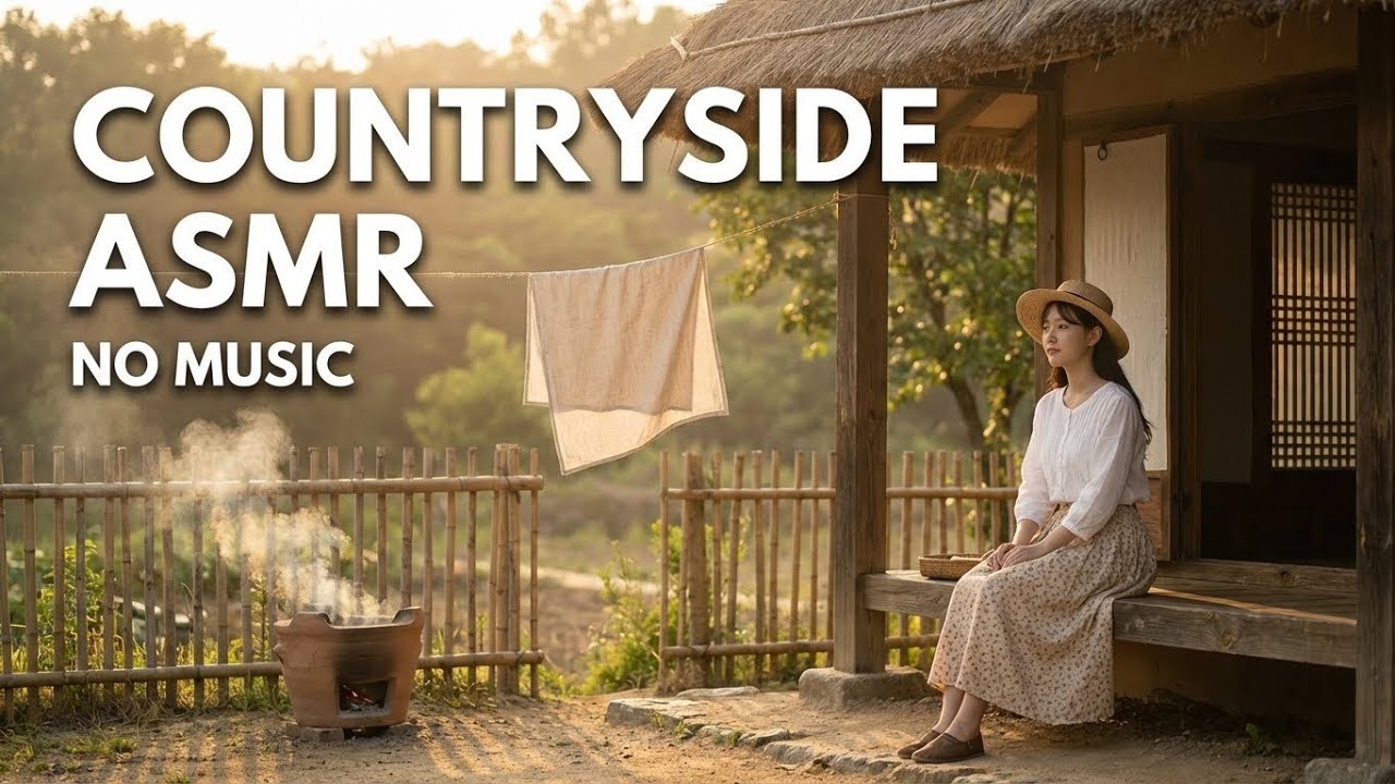 A Peaceful Morning in the Countryside  No Music, Pure Nature Sounds  Slow Living