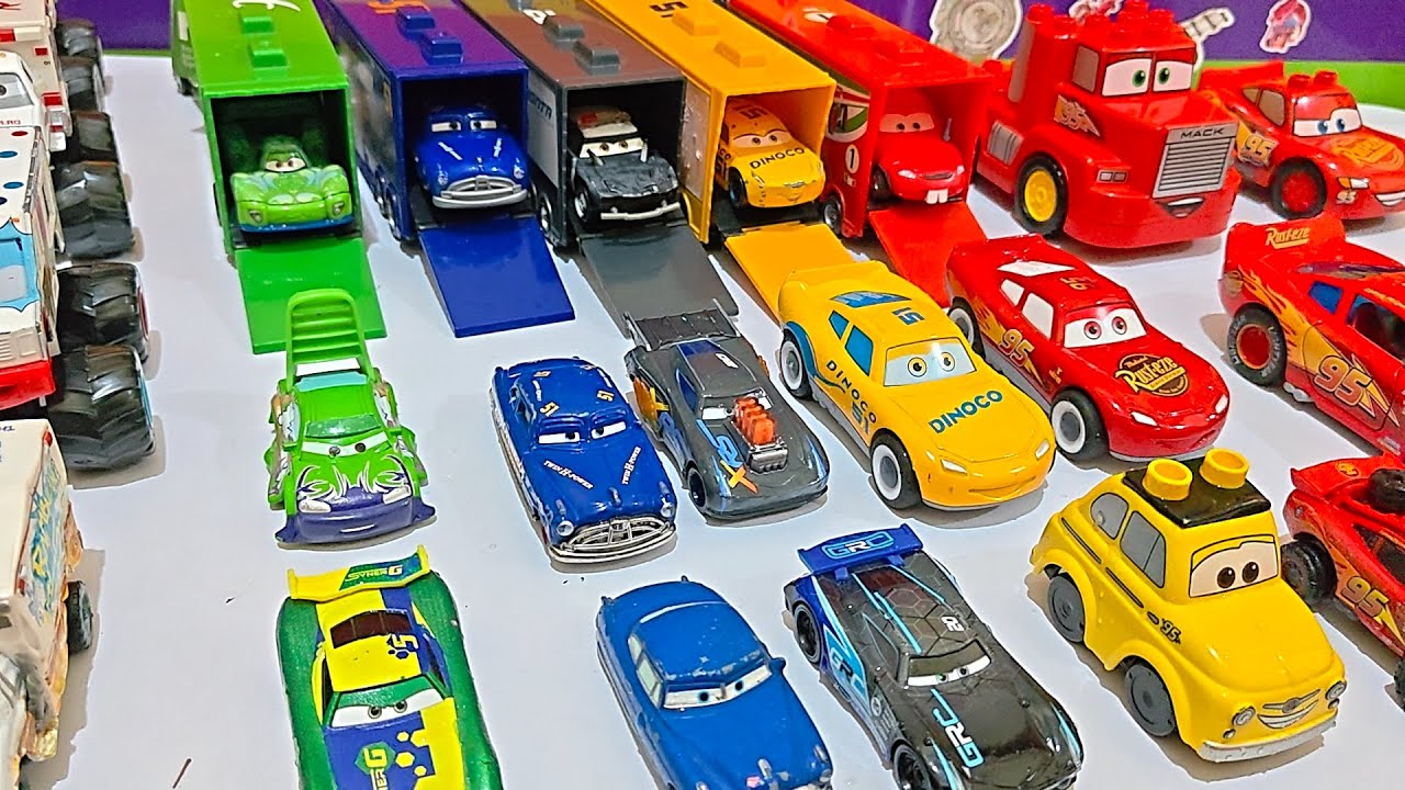 Disney Pixar Cars Unboxing Review l Full Lightning McQueen Cars Bubble RC | ASMR Cars Collection