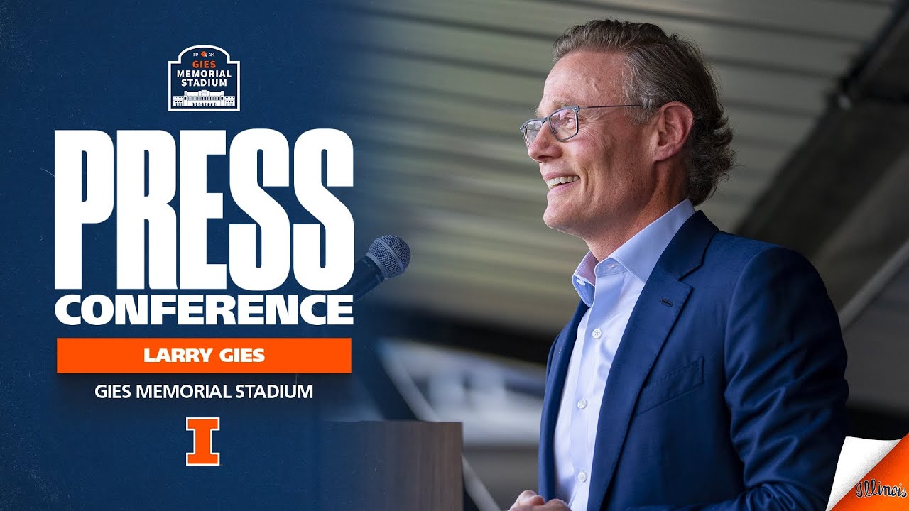 Larry Gies | Gies Memorial Stadium Press Conference | Illinois Athletics 9/12/25