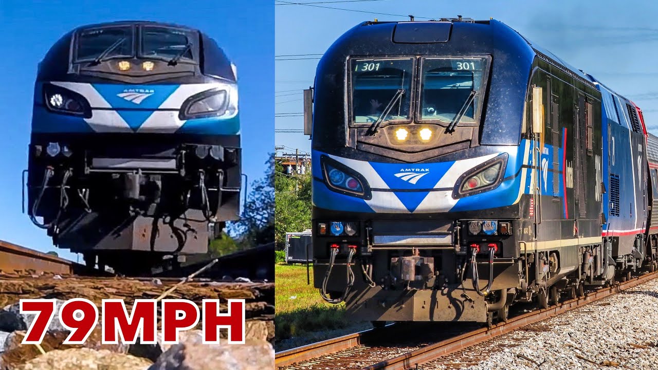 Amtrak 301 Runs Over Camera at 79MPH!