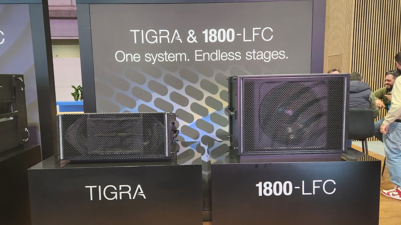 Meyer Sound TIGRA Linearray system and 1800LFC subwoofer Showcase at ISE 2026. #meyersound 