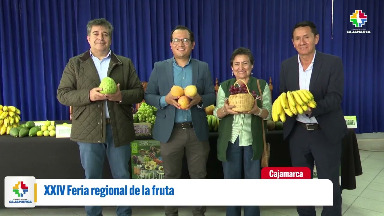 Cajamarca, Conferencia de Prensa de la XXIV Feria Regional de la Fruta Chilete 2026
