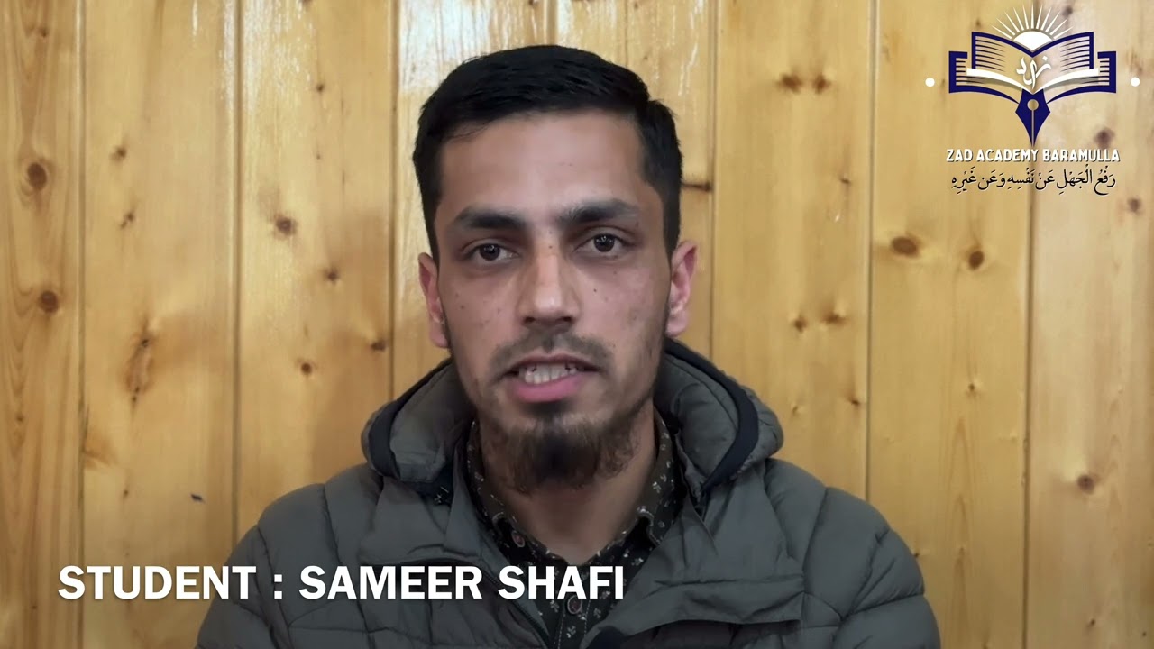COMMENTS by a Student of ZAD ACADEMY BARAMULLA || #feedback