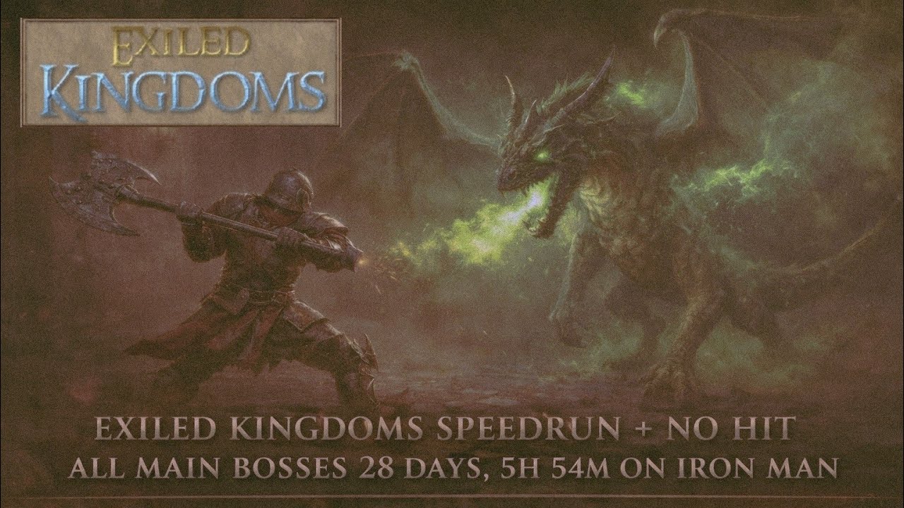 Speedrun + NO HIT all main bosses 28 days IRON MAN: Warrior - Exiled kingdoms