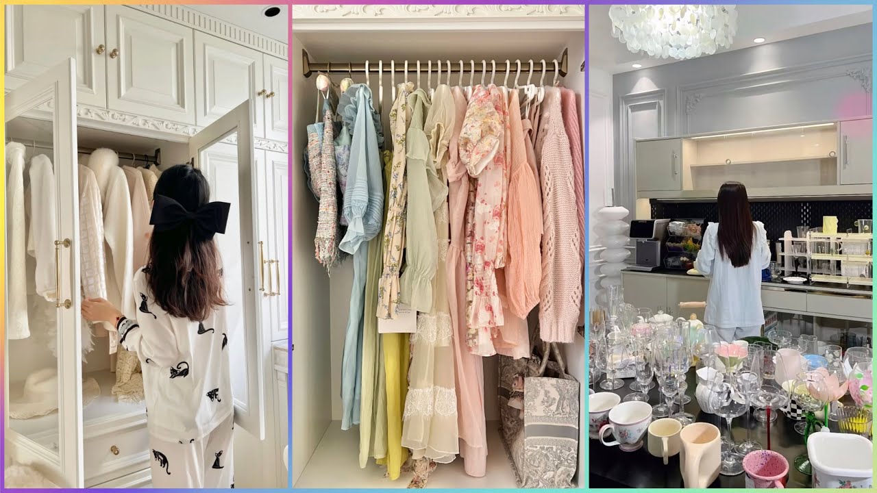 Closet And Kitchen Organization 🎀 | Skincare And Food Restocking & Refill✨