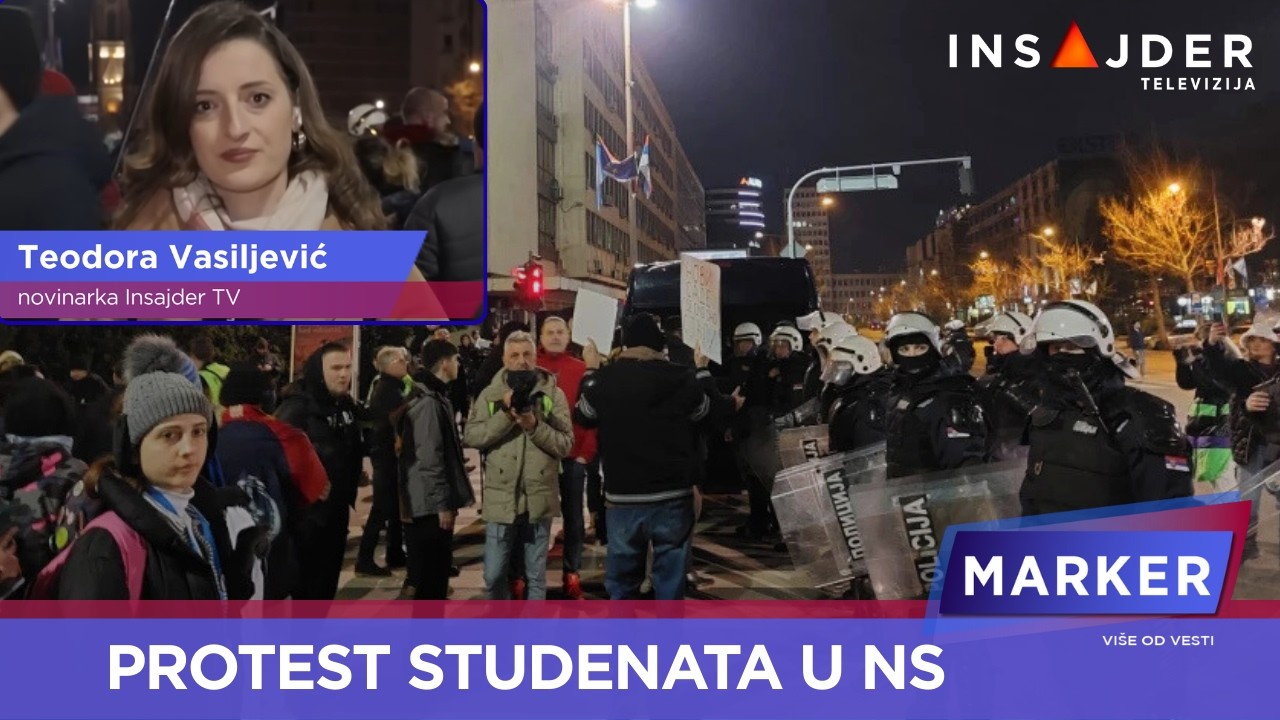 Protest u Novom Sadu: Građane kod Banovine sačekala policija