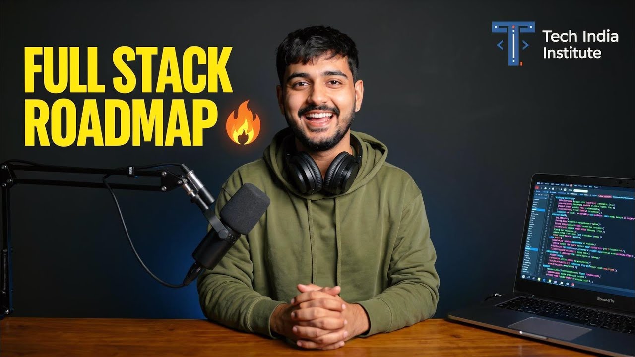 Full Stack Web Development Complete Roadmap 2026 | Beginner to Advanced Hindi | Tech India Institute