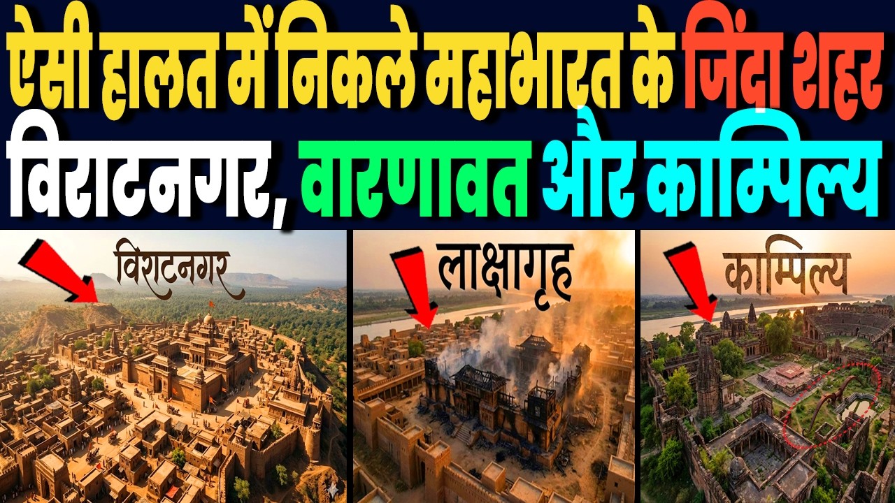 ऐसी हालत में निकले महाभारत के जिंदा शहर विराटनगर, वारणावत और द्रौपदी स्वयंवर वाला मायावी काम्पिल्य !