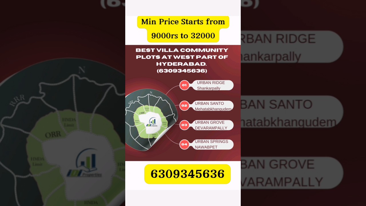 Open Plots for Affordable Price at Shankarpally #mokila #kokapet #idiproperties #shorts #ytshorts