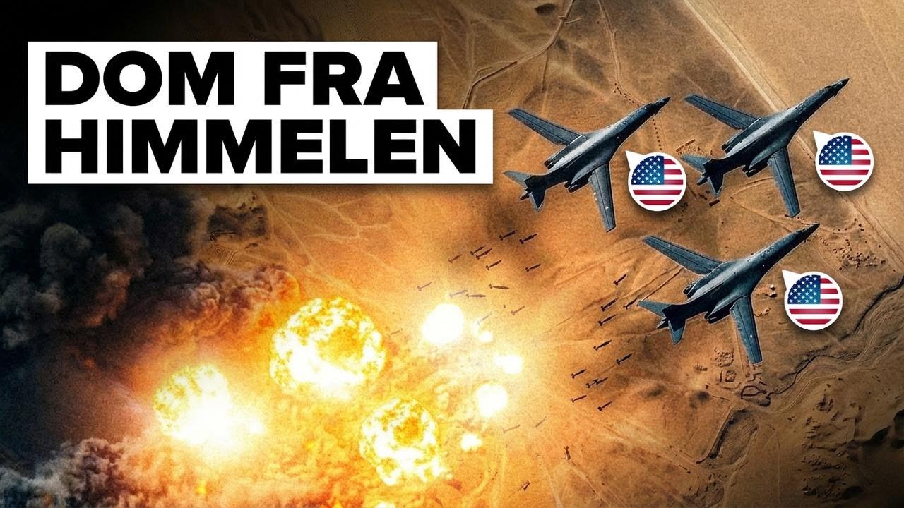 USAs B-1-piloter gjennomførte et helt utrolig angrep mot Iran