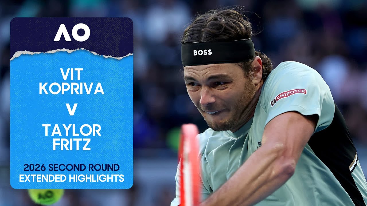 Vit Kopriva v Taylor Fritz Extended Highlights | Australian Open 2026 Second Round