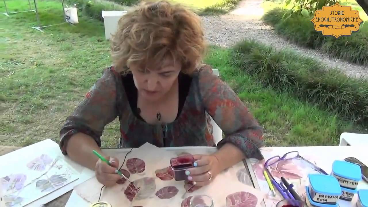 Come si dipinge con il vino?