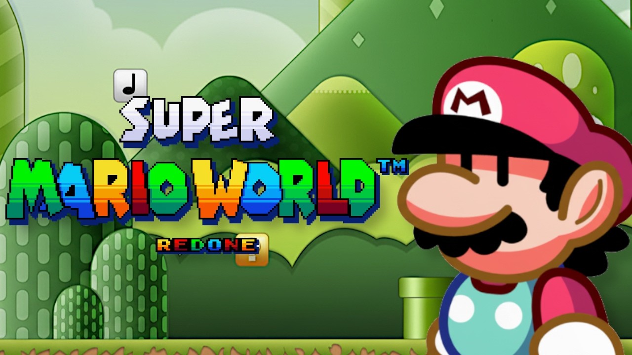 A melhor ROM hack de Super Mario  - Super Mario World REDONE do Inicio ao Fim #1