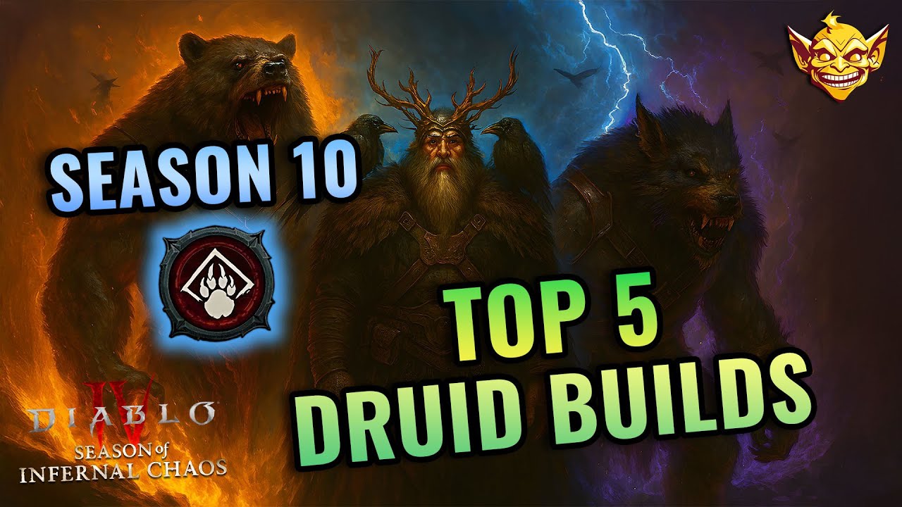 Diablo 4 — САМЫЕ СИЛЬНЫЕ И ИНТЕРЕСНЫЕ СБОРКИ ДРУИДА В 10-М СЕЗОНЕ