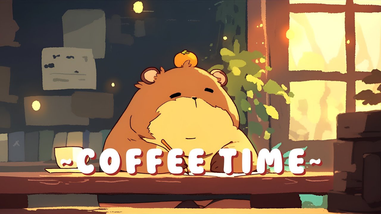 Capybara Music Lab - Peaceful Beats for Studying & Relaxing ~ Quiet Moments ~ 🦫 ✨ 🌙