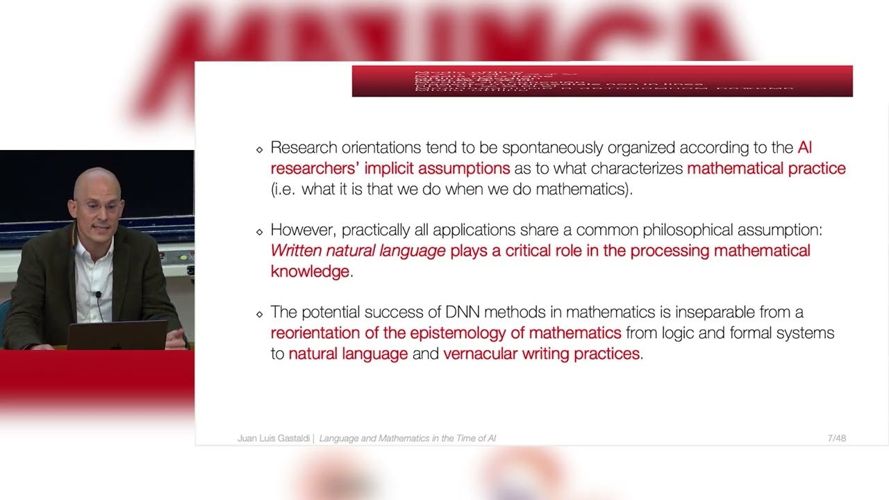 Language and Mathematics in the Time of AI. Philosophical and Theoretical Perspectives