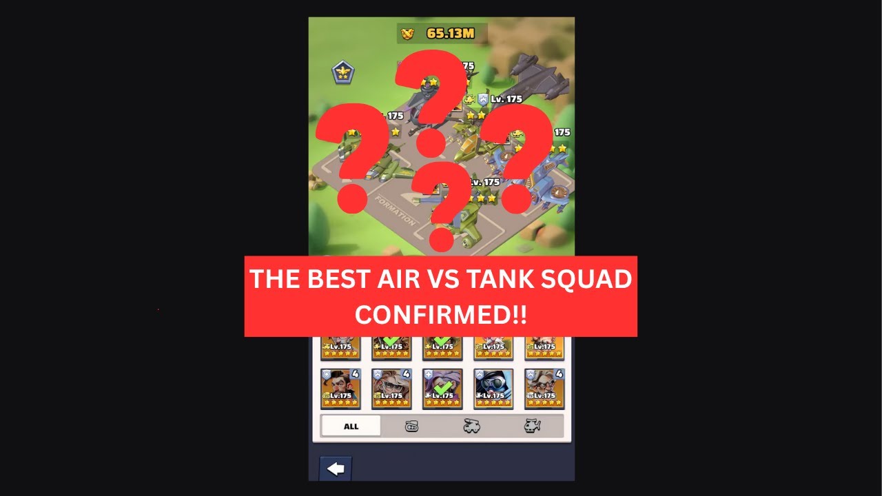 Operation Sandbox: Air vs Tank Squad Combos, Official Results | Last War: Survival