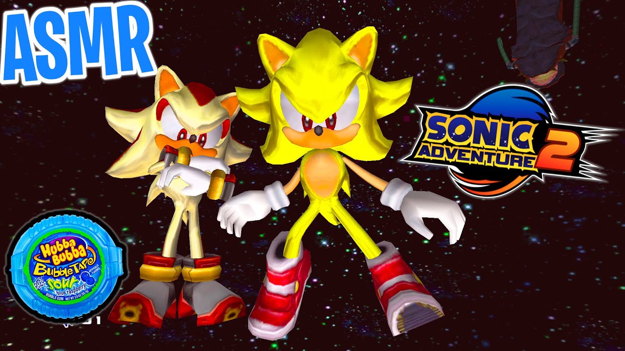 ASMR Gaming 😴 Sonic Adventure 2 FINAL Relaxing Gum Chewing 🎮🎧 Controller Sounds + Whispering 💤