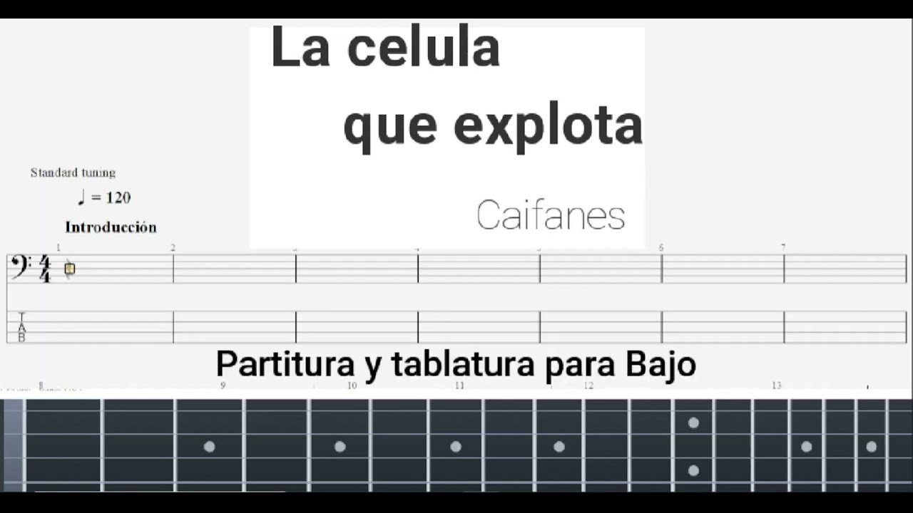 La célula que explota - Tutorial para bajo