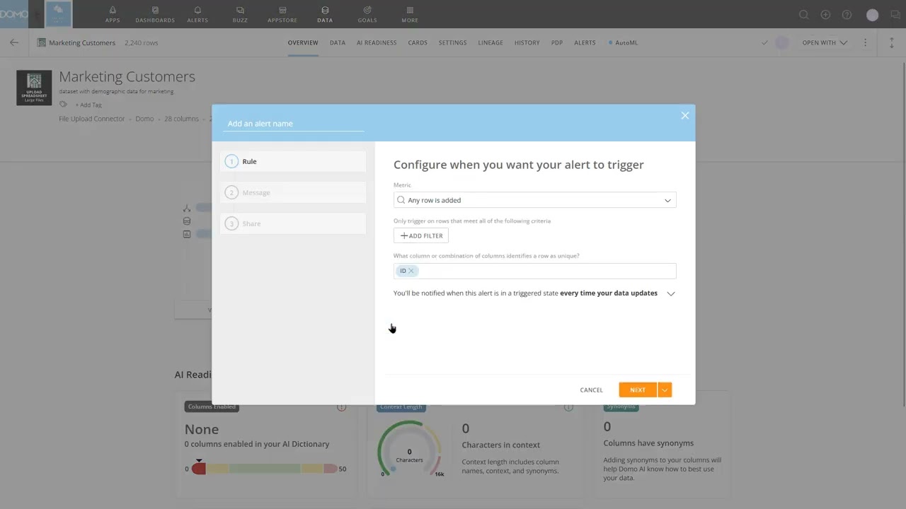 Domo Course - Session II - Connecting and Managing Data in Domo