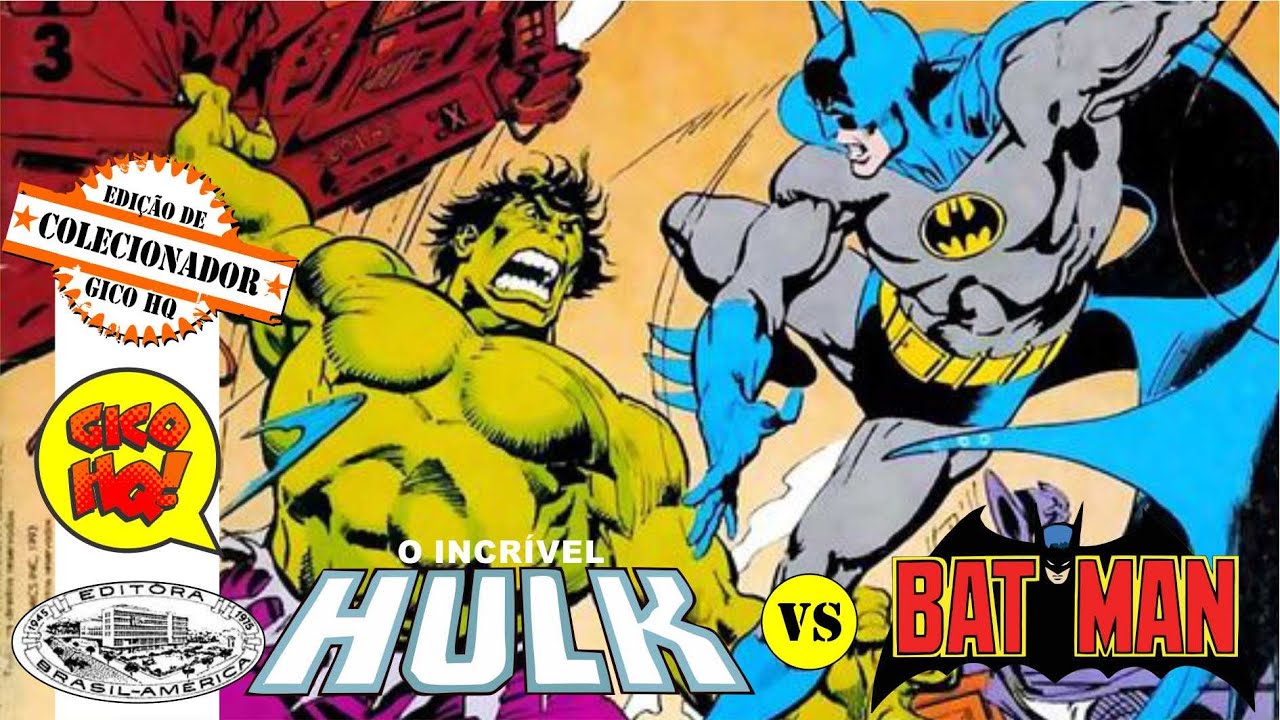 BATMAN vs HULK da Ebal! Edição de Colecionador!