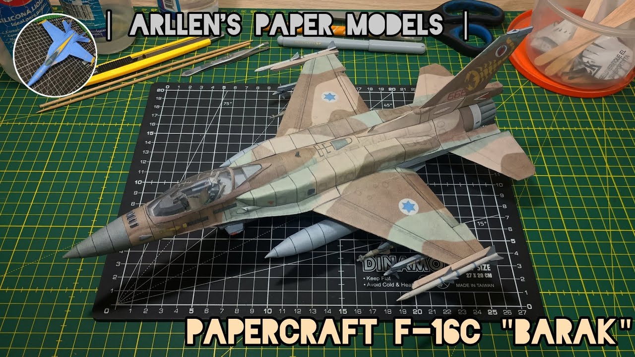 Papercraft F-16C 