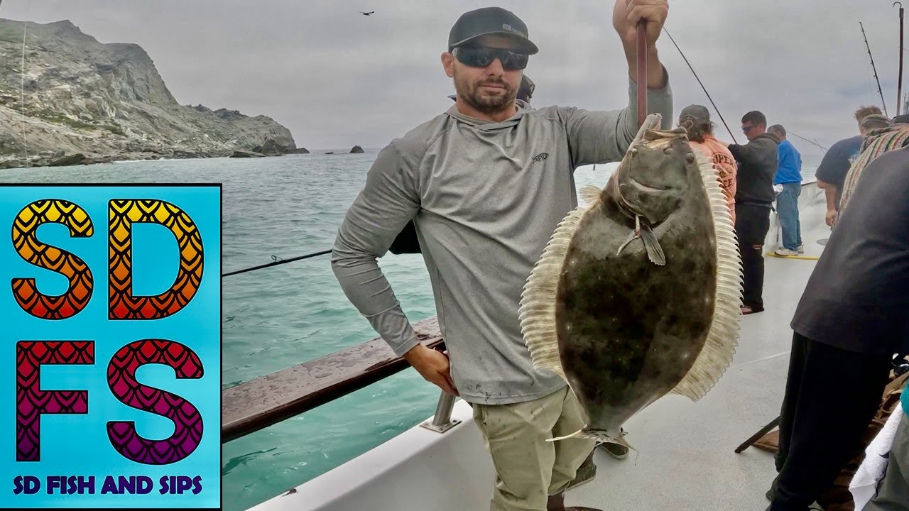 Catalina Island California Halibut Fishing on The Pursuit Full Day Sportfishing Boat 22nd St Landing