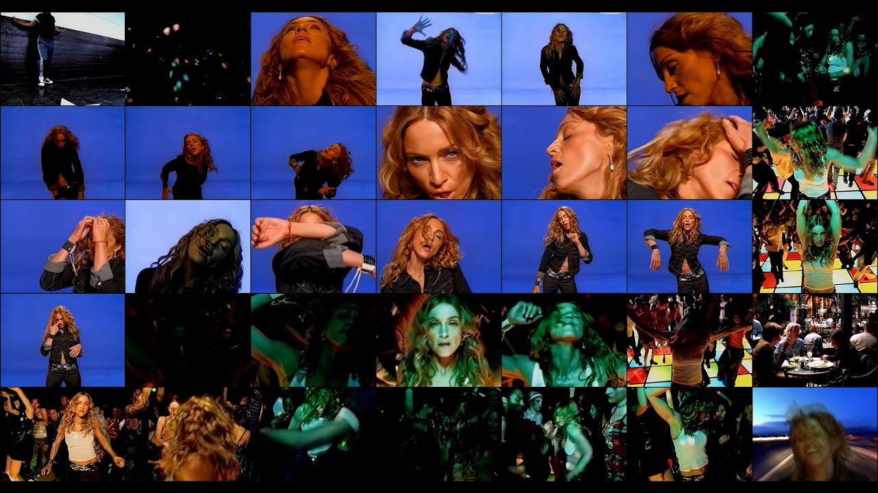 Madonna // RAY OF LIGHT · MULTISCREEN B-ROLL OUTTAKES // Dan·K Video Edit // 4K