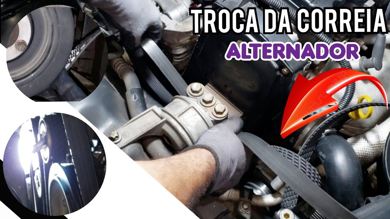 Como trocar a correia do alternador VECTRA C/ASTRA 2006 a 2011