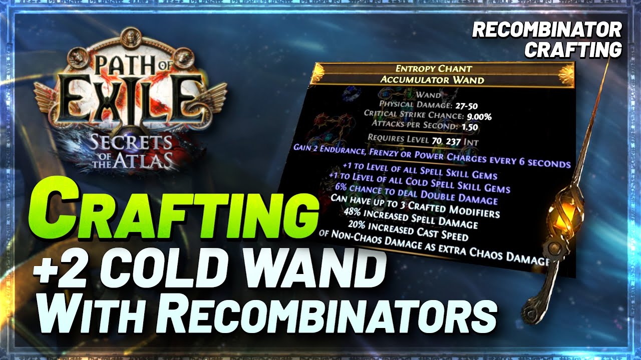 PoE 3.26 - Crafting a +2 Cold Wand (the Annoying Way)