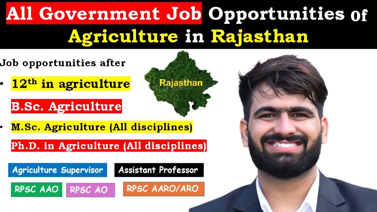 🔥 All Government Agriculture Jobs in Rajasthan  | A to Z information 🤯