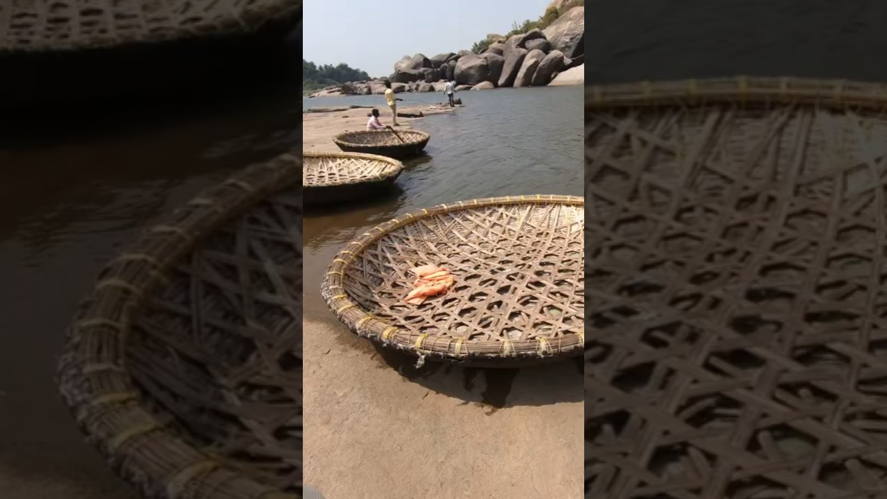 🚣&zwj;♂️ Coracle Ride | Hampi | elLiven | Shorts