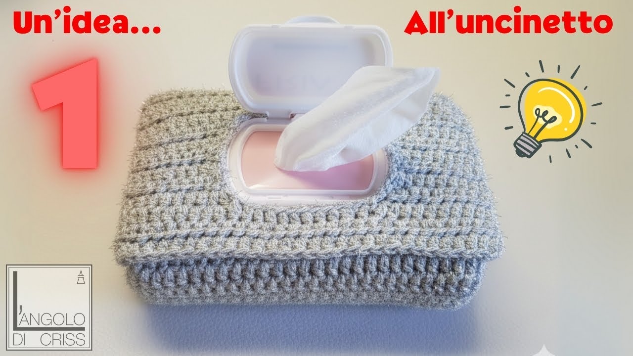 PORTA SALVIETTE ALL'UNCINETTO- TUTORIAL IN DIRETTA