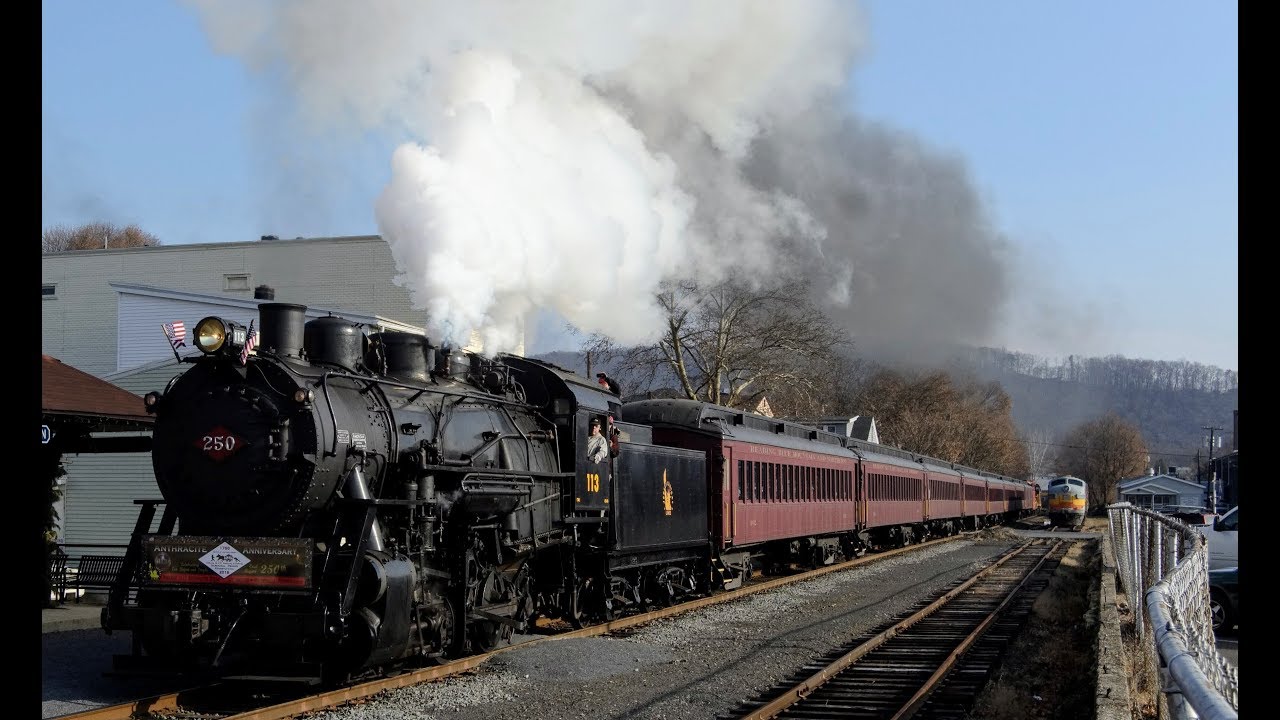 CNJ 113 Christmas Trains 250 years of mining Anthracite
