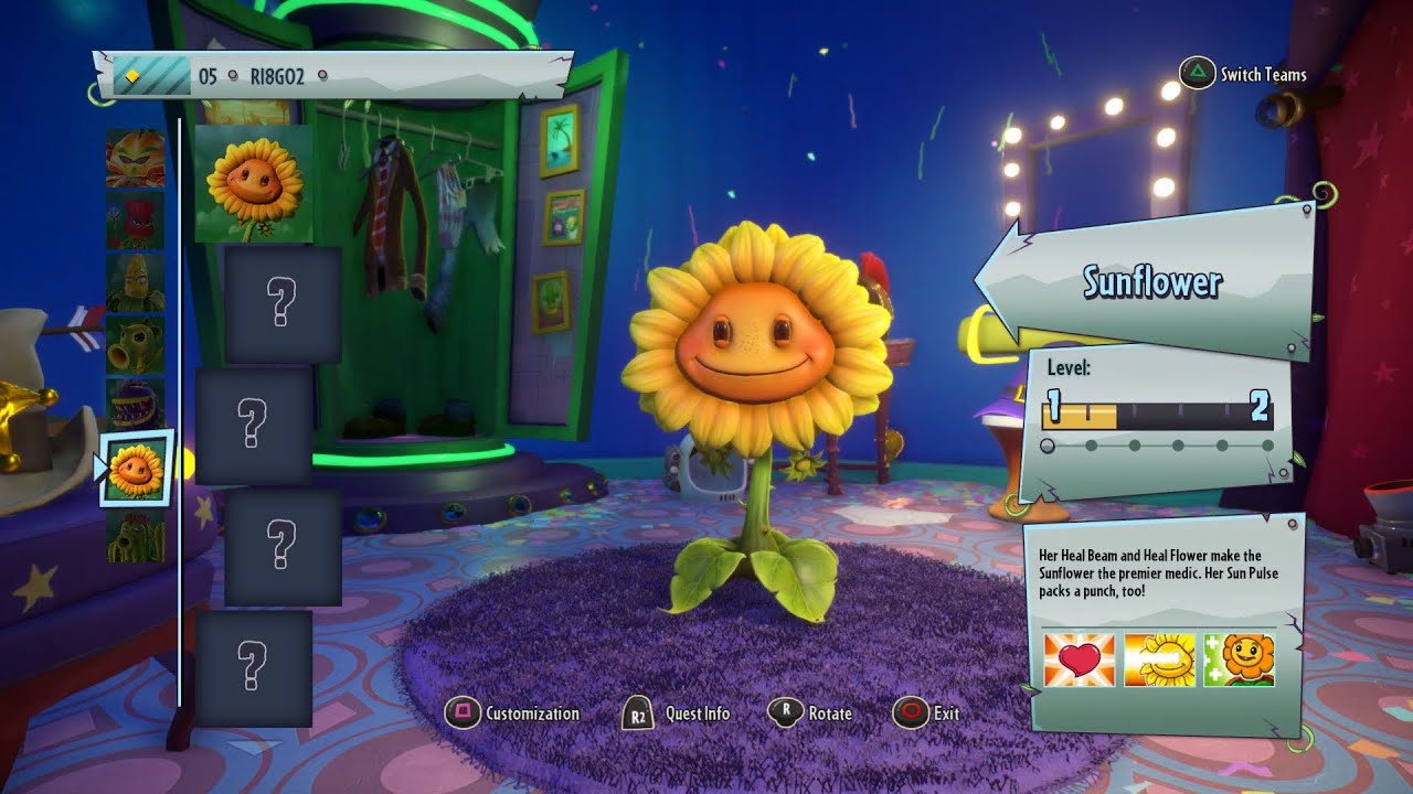 Plants vs Zombies GW2 gaming of son Ps5