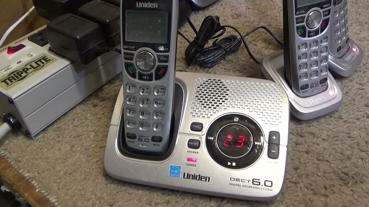 Messages on the Uniden DECT1580-3 Cordless Telephone