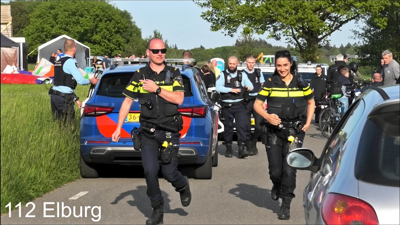 Omstanders hinderen hulpdiensten tijdens MMT inzet in Nunspeet | Massale inzet Politie & Ambulances