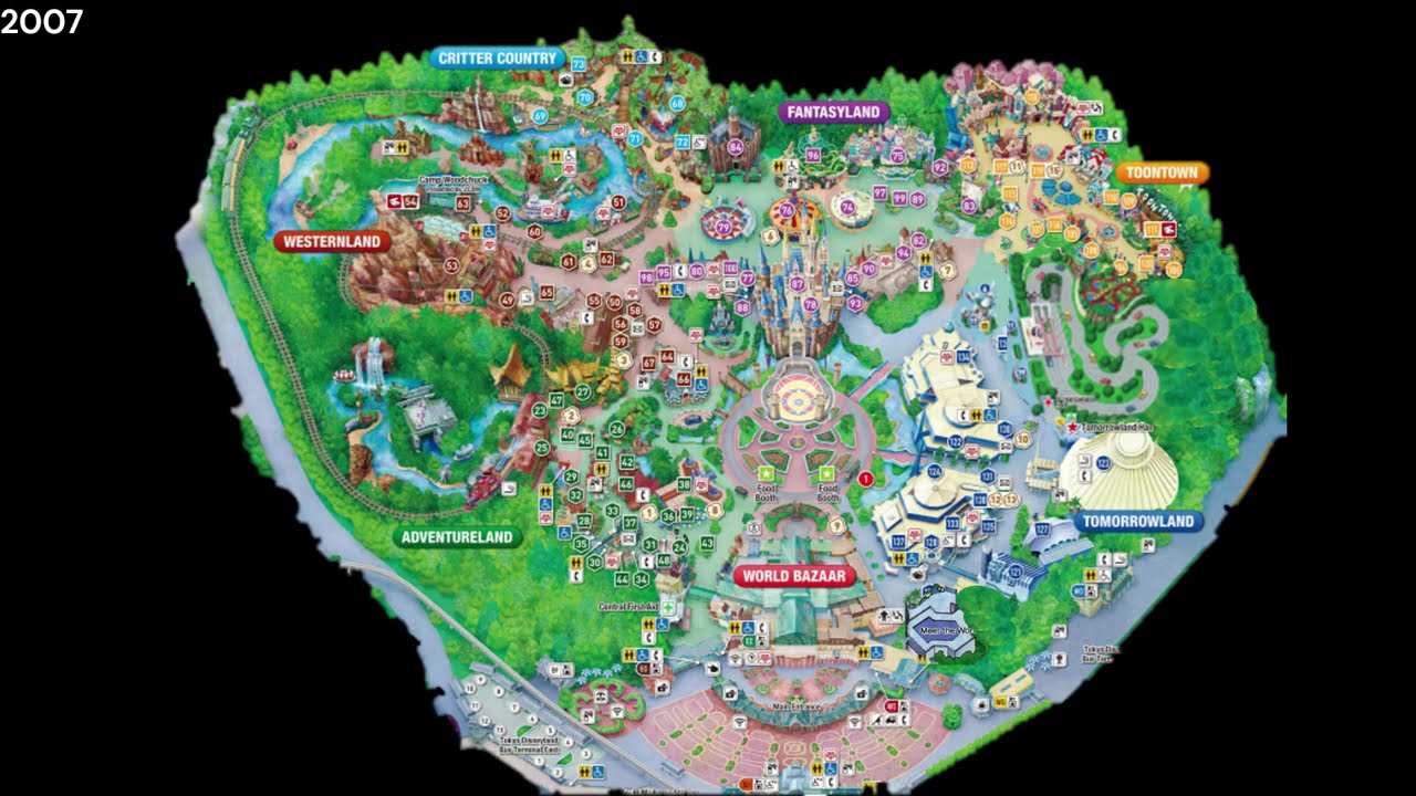 The Expansion of Tokyo Disneyland (1983-2024)
