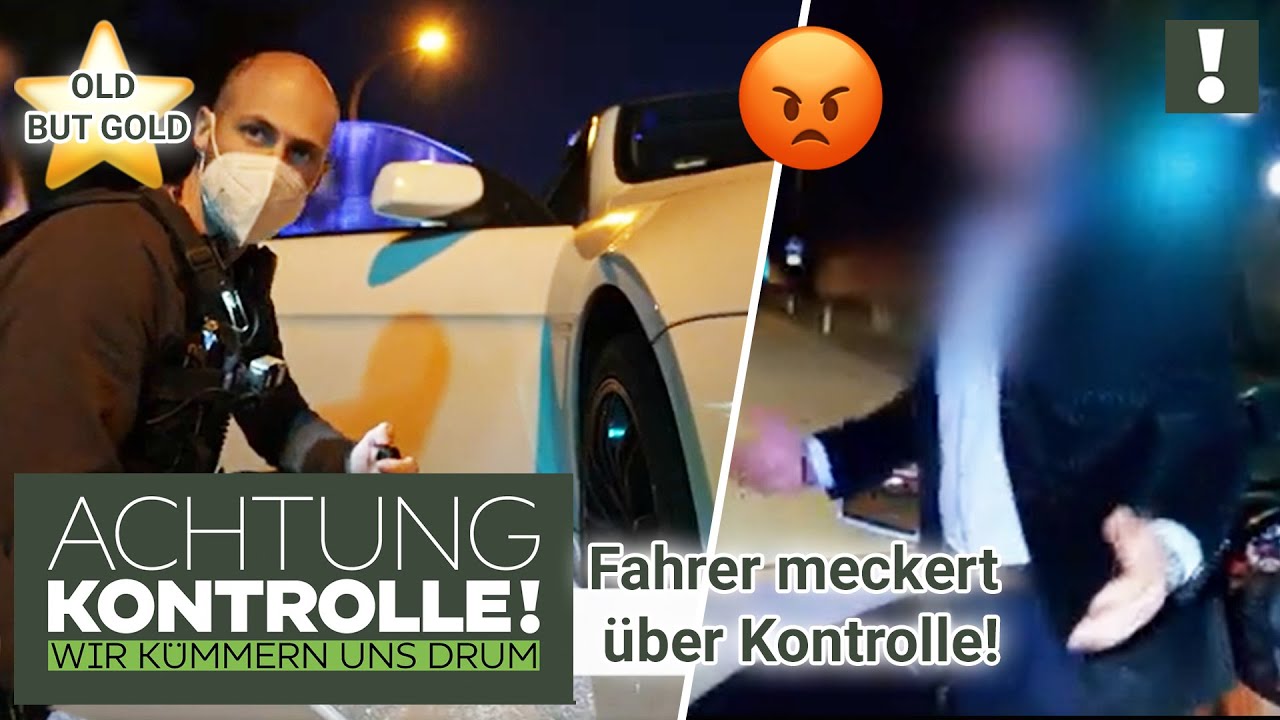 BMW-Fahrer regt sich über KONTROLLE auf! 😡 Zu laut? |Old But Gold| Kabel Eins | Achtung Kontrolle
