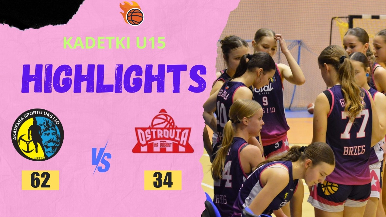 U15K - Highlights UKS I LO Brzeg vs KS Basket Ostrovia Ostrów Wlkp.